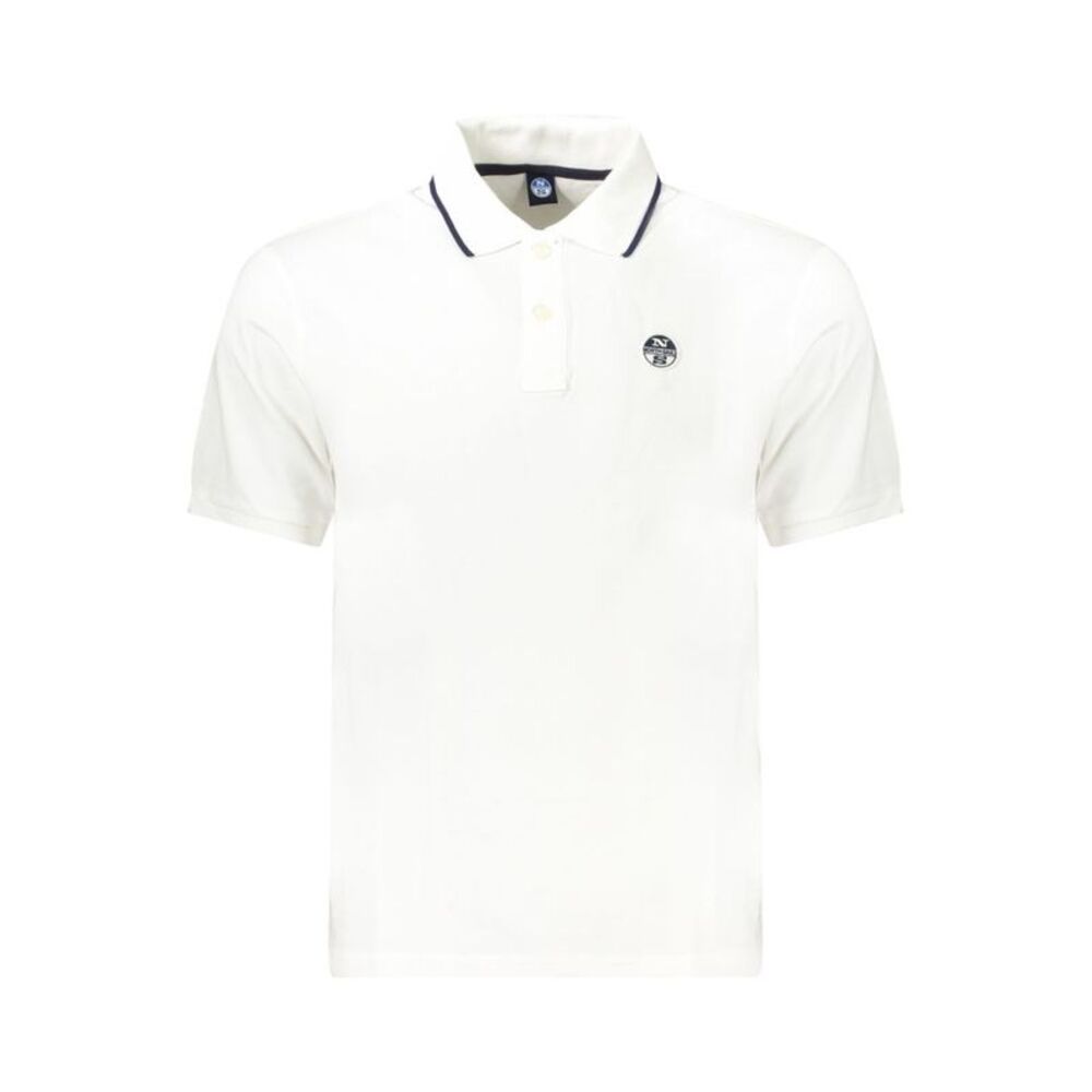 North Sails White Cotton Men Men's Polo-Shirt